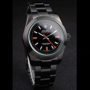 Competencia asistente Asumir Rolex Milgaus Mens Automatic Ion-plated Stainless Steel RM001 replica watch  - Replica Magic