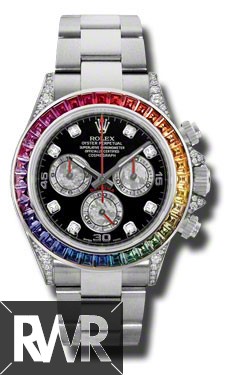 Replica Rolex Oyster Perpetual Cosmograph Daytona Rainbow Watch 116599 RBOW