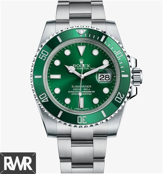 Rolex Submariner Date 116610LV-97200 Green Watch Replica replica.