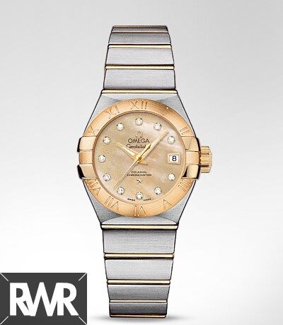 fake Omega Constellation Brushed Chronometer Watches 123.20.27.20.57.002