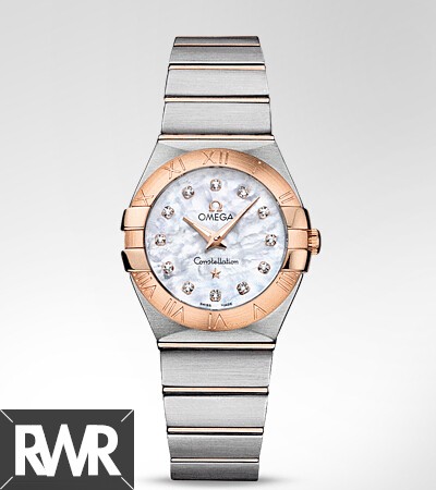 fake Omega Constellation Brushed 27mm Watch 123.20.27.60.55.001