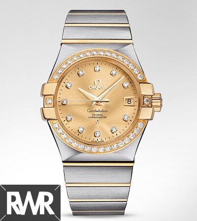 fake Omega Constellation Chronometer 35mm Watch 123.25.35.20.58.001
