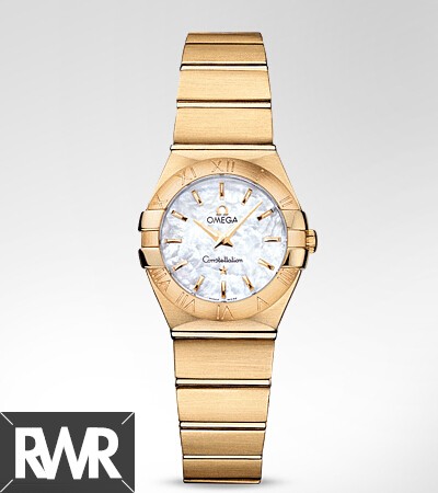 fake Omega Constellation Brushed Quartz Watch 123.50.24.60.05.002