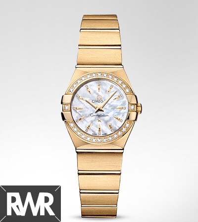 fake Omega Constellation Brushed 24mm Watch 123.55.24.60.55.004
