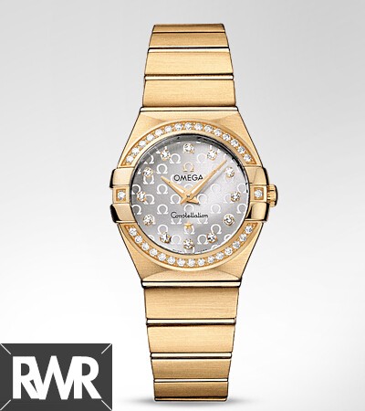 fake Omega Constellation Brushed 27mm Watch 123.55.27.60.52.002