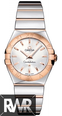 Replica Omega Constellation Polished 27mm Ladies Watch 123.20.27.60.02.003