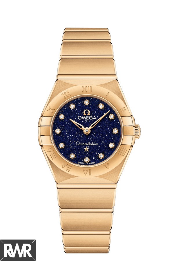Replica OMEGA Constellation Yellow gold Diamonds Watch 131.50.25.60.53.001