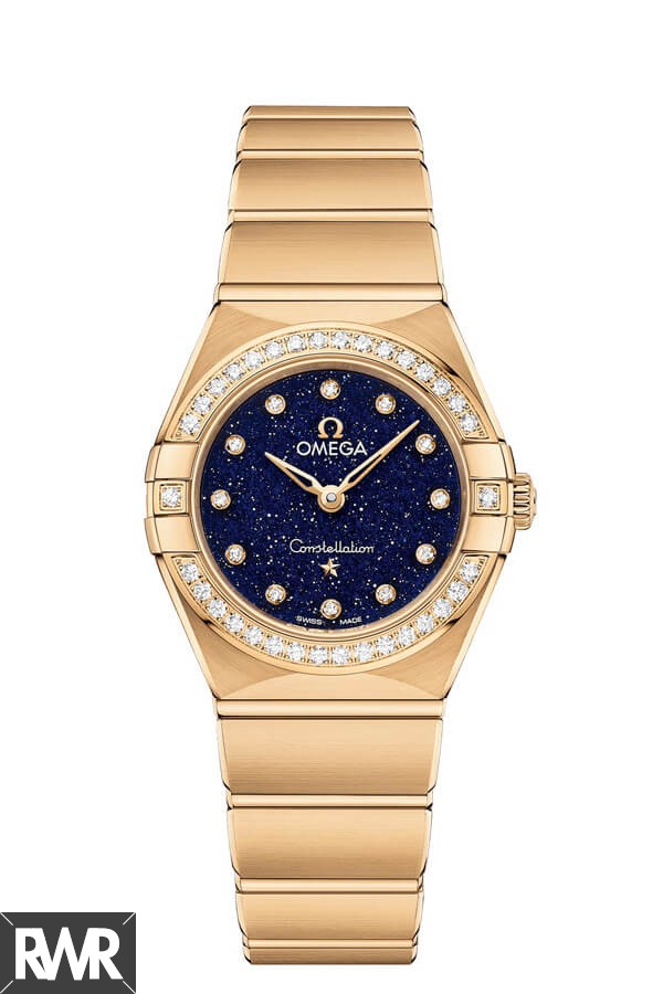 Replica OMEGA Constellation Yellow gold Diamonds Watch 131.55.25.60.53.001