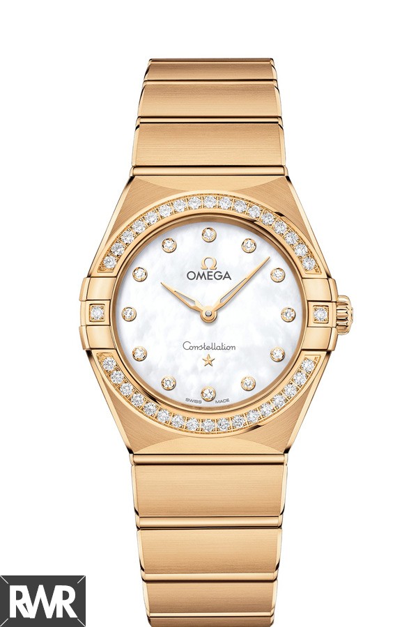 Replica OMEGA Constellation Yellow gold Diamonds Watch 131.55.28.60.55.002