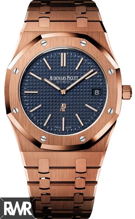 Replica Audemars Piguet Royal Oak Automatic Calibre 2121 Extra Thin Watch 15202OR.OO.1240OR.01