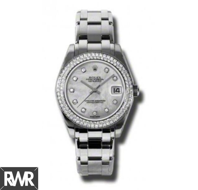 Replica Rolex Masterpiece Mother Of Pearl 18kt White Gold Ladies 81339MDPM
