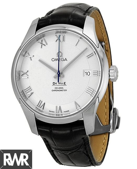 imitation Omega De Ville Co-Axial Automatic Silver Dial Stainless Steel 431.13.41.21.02.001