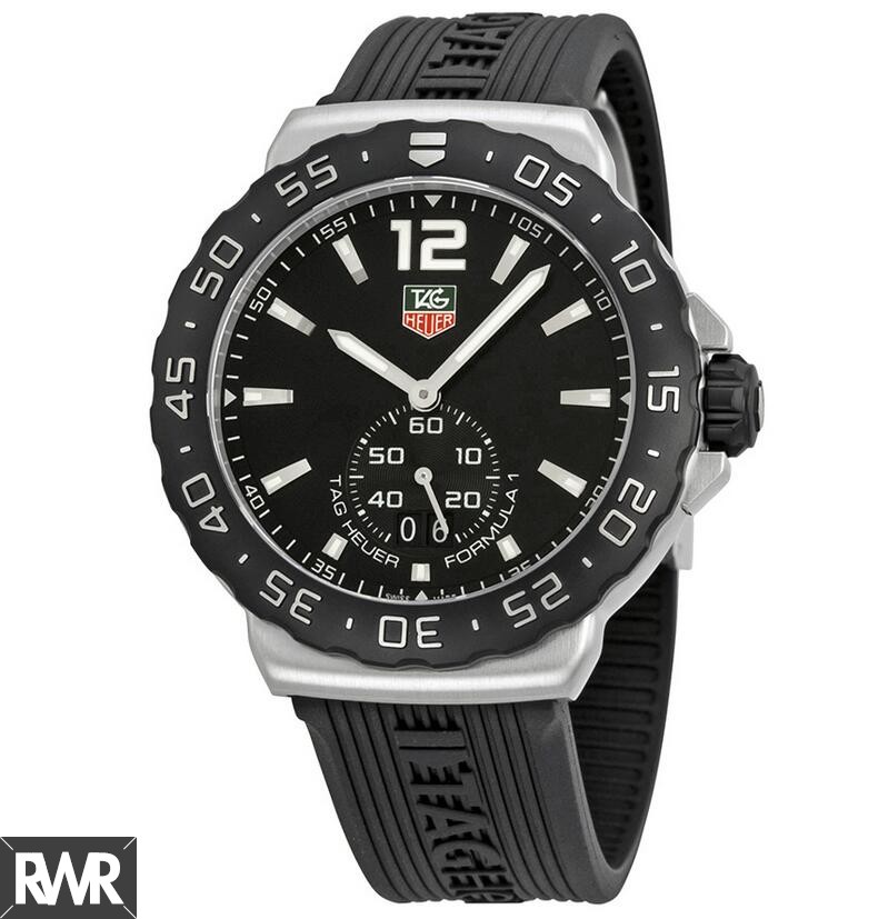 imitation Tag Heuer F1 Black Dial Stainless Steel Men's WAU1110.FT6024