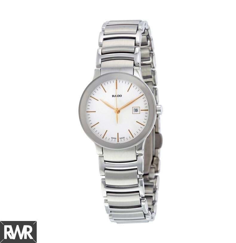 Rado Centrix S Silver Dial Stainless Steel Ladies Replica Watch Replica Watch R30928123