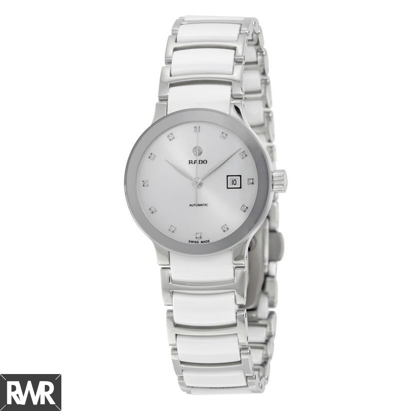 Rado Centrix White Dial Stainless Steel Automatic Ladies Replica Watch R30027732