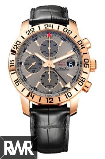 Chopard Mille Miglia Mens Rose Gold GMT Chronograph imitation Watch 161267-5003