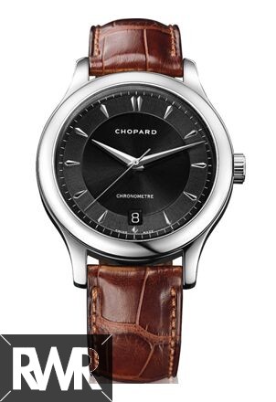 Chopard L.U.C Classic Black Dial Brown Leather Automatic Men's imitation Watch 161907-1001
