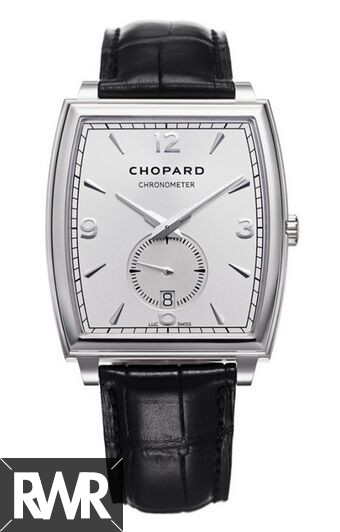 Chopard Men's L.U.C XP Tonneau 18-Karat White Gold imitation Watch 162294-1001