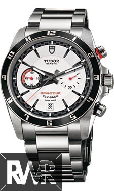 Replica Tudor Grantour Chrono Fly-Back White Dial Stainless Steel Men's Watch