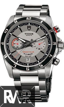 Replica Tudor Grantour Chrono Fly-Back Silver Dial Stainless Steel Mens Watch