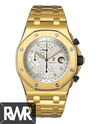 Replica Audemars Piguet Royal Oak Offshore Automatic Chronograph Yellow Gold Men's Watch 25721BA.OO.1000BA.03