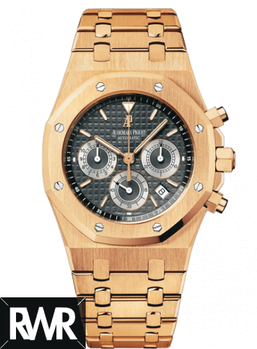 Replica Audemars Piguet Royal Oak Chronograph Rose Gold 39mm watches 25960OR.OO.1185OR.03