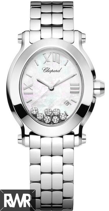 Chopard Happy Sport Oval Quartz Ladies imitation Watch 278546-3003