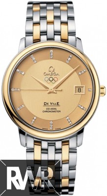 Omega Specialities Olympic Collection yellow gold on steel - gold 413.20.37.20.58.001 Fake