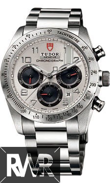 Replica Tudor Fastrider Chronograph Bracelet Silver Arabic 42000-95730