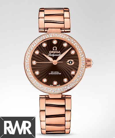 fake Omega De Ville Ladymatic 34mm Watch 425.65.34.20.63.002