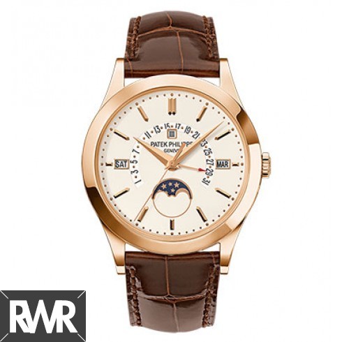 Best Patek Philippe Grand Complications Silvery Opaline Dial 18K Rose Gold 5496R-001 Replica Watch sale