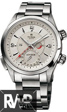 Replica Tudor Heritage Advisor Silver Dial Stainless Steel Mens Watch 79620T-95740
