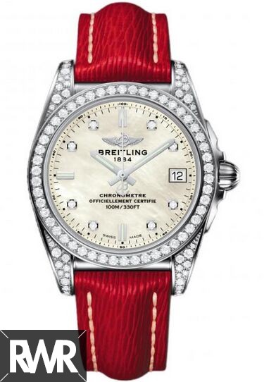 Breitling Galactic 36 Stainless Steel Watch fake