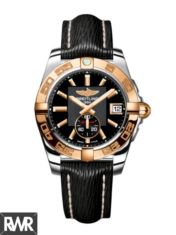 Replica Breitling Galactic 36 Automatic Stainless Steel/Rose Gold/Volcano Black/Sahara (C3733012/BA54/213X/A16BA.1)