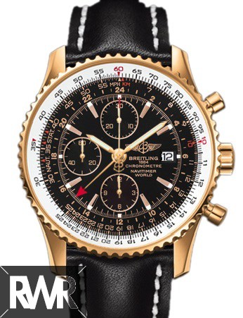 Replica Breitling Navitimer World 18K Rose Gold Watch H24322