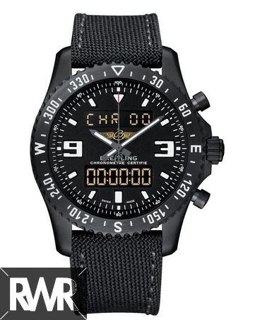 Breitling Chronospace Military Blacksteel Watch fake