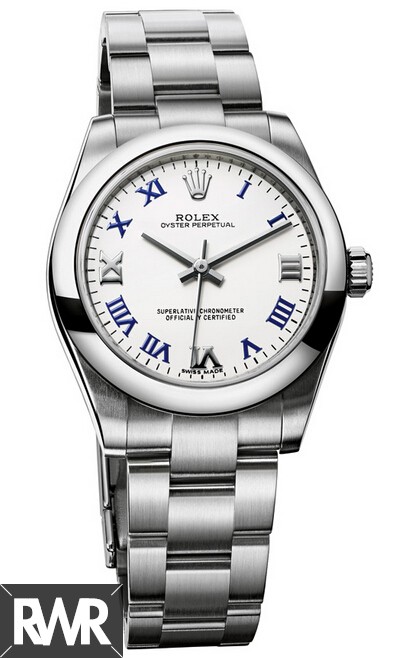 Fake Rolex Oyster Perpetual 31mm White Lacquer Dial 17720070160
