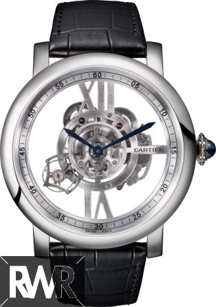 fake Rotonde de Cartier Astrotourbillon skeleton watch W1556250