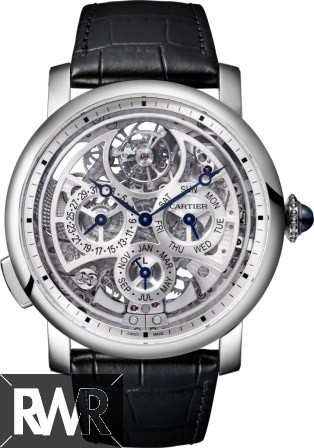 fake Rotonde de Cartier Grande Complication skeleton watch