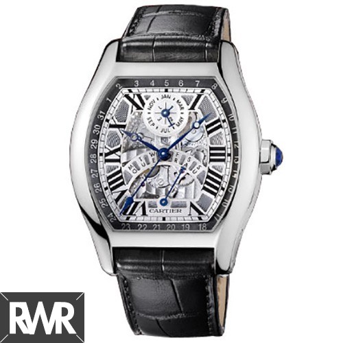 Replica Cartier Tortue perpetual calendar watch W1580048