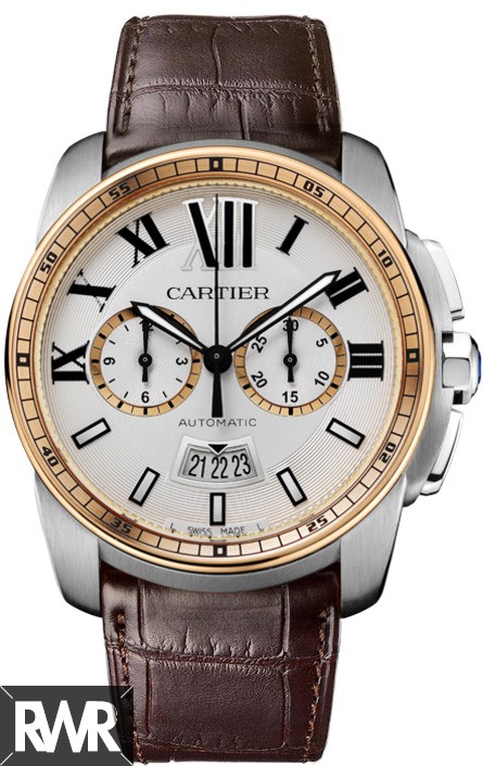 Cartier Calibre de Cartier Chronograph Mens Watch W7100043 Fake