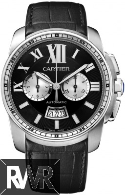 Cartier Calibre de Cartier Chronograph Mens Automatic Watch W7100060 Fake