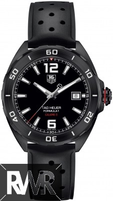 Replica TAG Heuer Formula 1 Calibre 5 Automatic Watch 41 mm Full black WAZ2115.FT8023