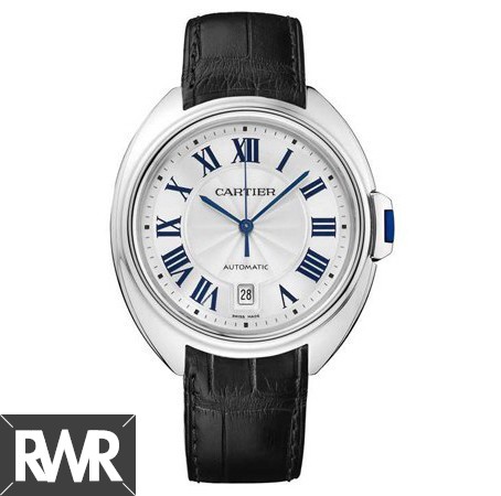 Replica Cartier Cle De Cartier Automatic 40mm white gold Watch WGCL0005