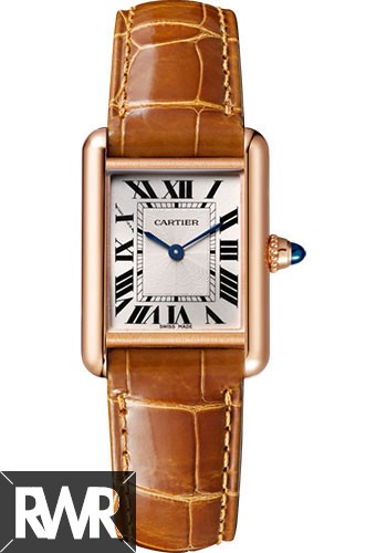 Best Cartier Tank Louis Silvered Beaded Dial Ladies Hand Wound WGTA0010 Replica Watch sale
