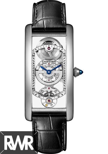 Best Cartier Tank Cintree Skeleton Limited Edition WHTA0009 Replica Watch sale