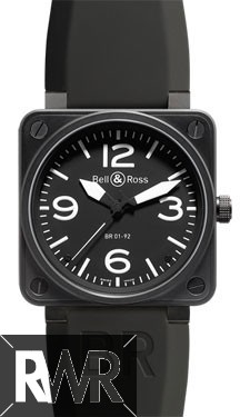 Replica Bell & Ross BR 01-92 Automatic Carbon Black Mens Watch