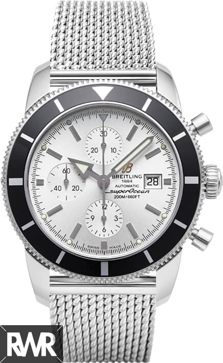 Breitling Superocean Heritage Chronograph Silver Dial A1332024/G698/152A clone Watch