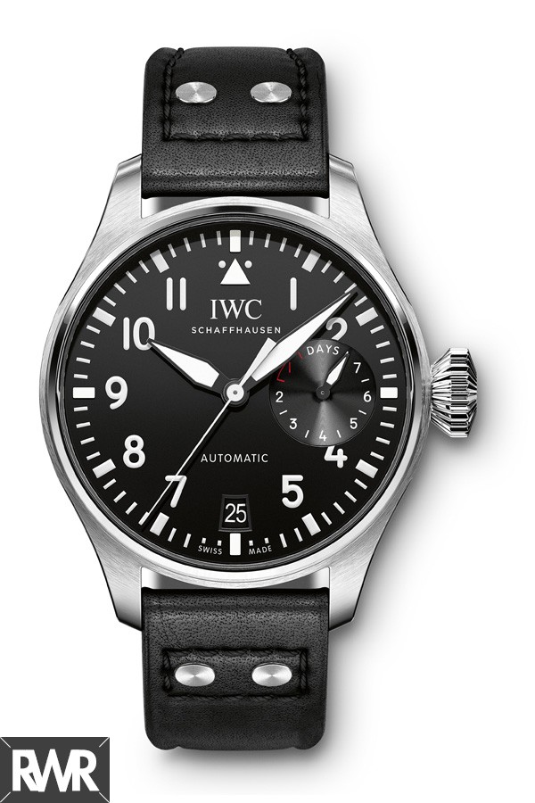 Replica IWC Big Pilot Black Dial Automatic Men's Watch IW500912
