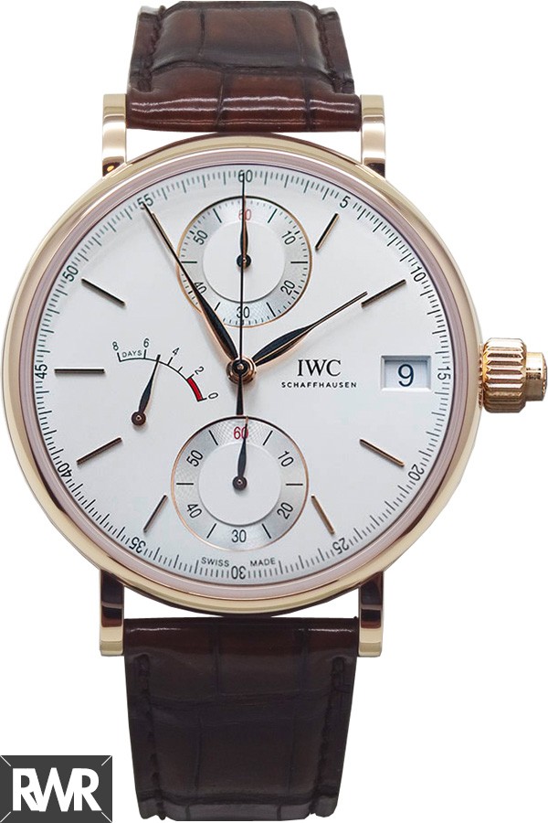 Replica IWC Portofino Hand-Wound Monopusher Chronograph Watch IW515104